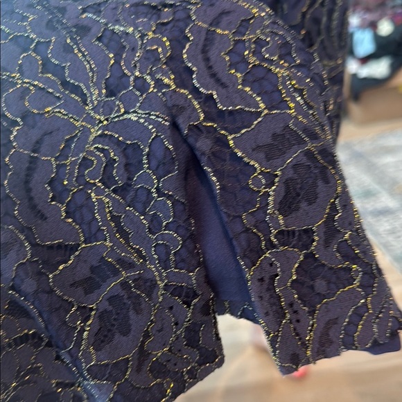 GUC Dress The Population Lidia Lace V-Neck Cocktail Dress - Picture 7 of 11